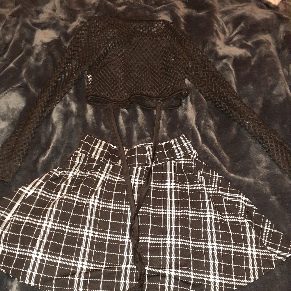 New shirt and skirt from Aliexpress and Romwe.